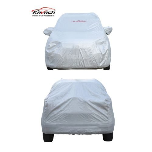 Water Resistant Car Body Protection Cover Silver Matty