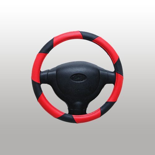 Red Black Sterring Cover