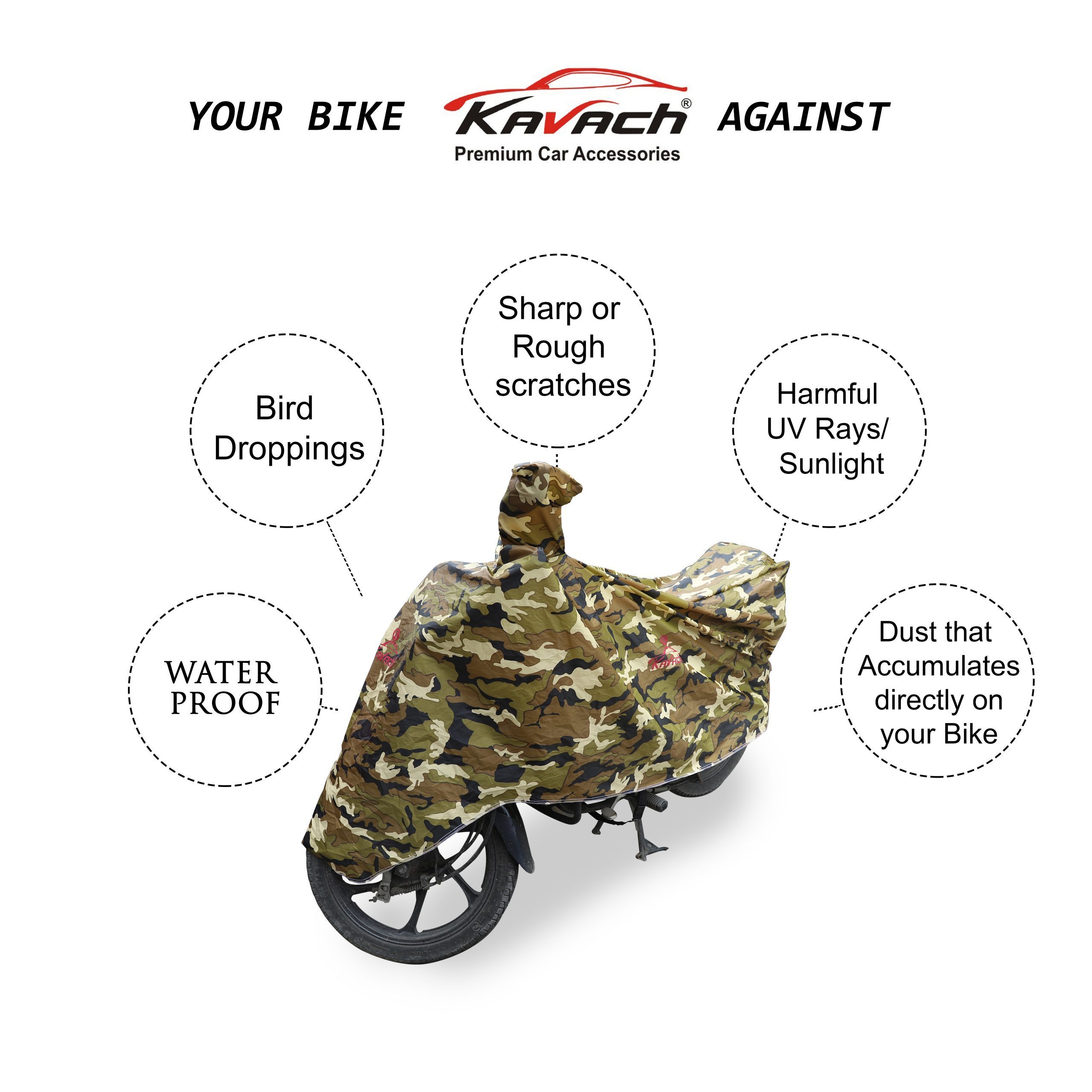 Camouflage discount motorcycle cover