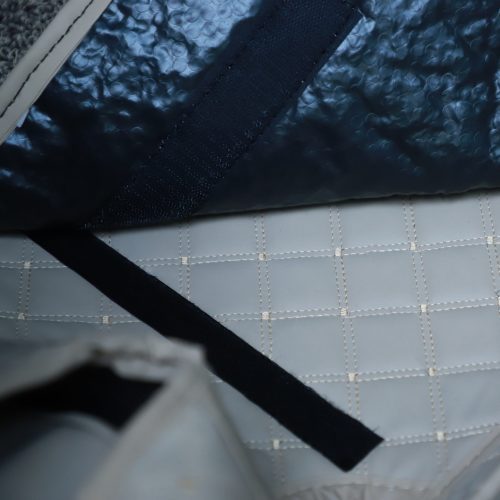 Kavach Car Floor Mat In Beige Colour Velcro Design