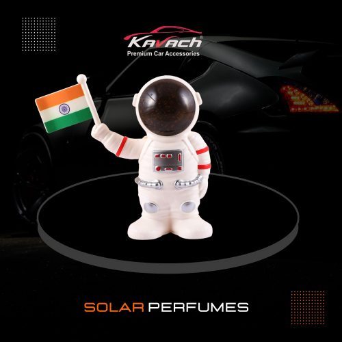 Silver Perfume for car Dashboard