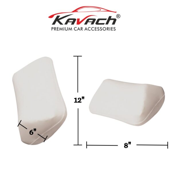 D shape neck rest pillow Size